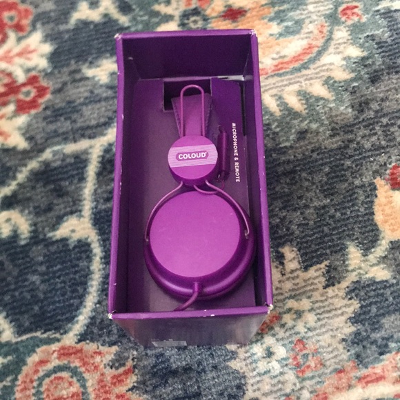 Coloud Color Purple Headphones - Picture 2 of 6